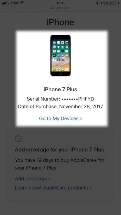 bảo hành iphone xách tay