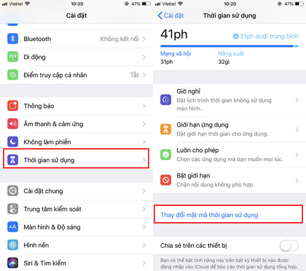 cách khoá ứng dụng trên iphone