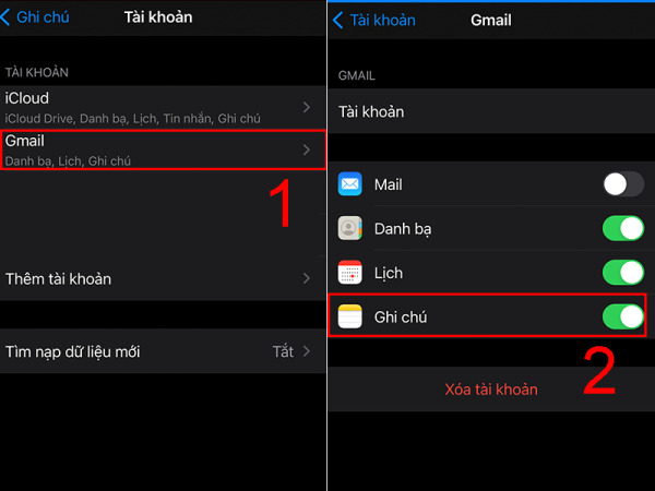 cách khôi phục ghi chú trên iphone