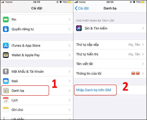 cách lấy lại danh bạ từ gmail trên iphone