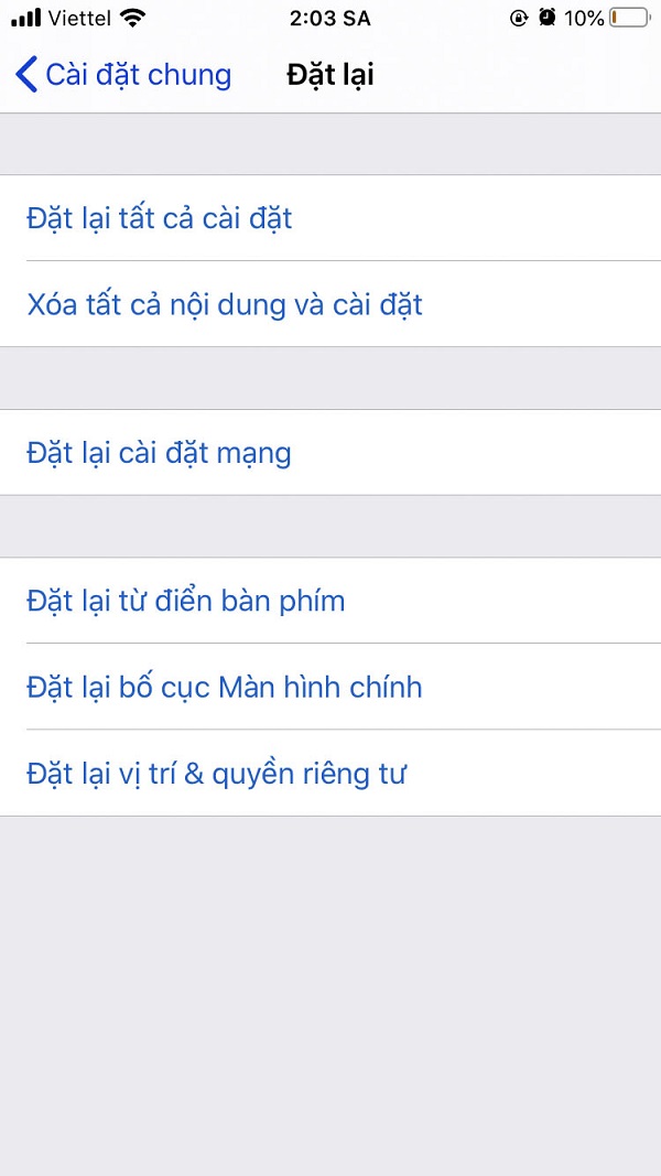 cách restore iphone