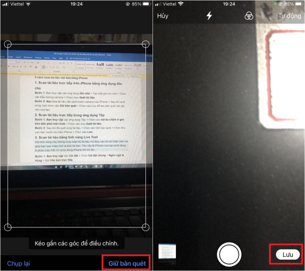 cách scan ảnh bằng điện thoại iphone