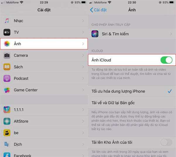 cách tăng dung lượng iphone