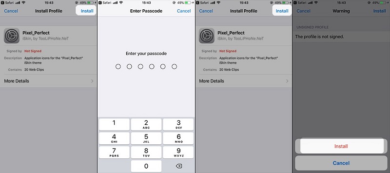 cách cài theme cho iphone