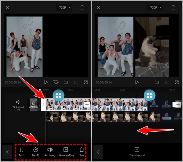 cắt ghép video trên iphone