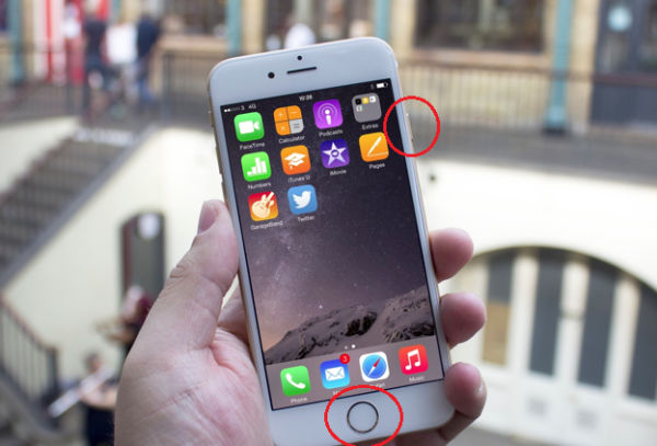 chup man hinh iphone