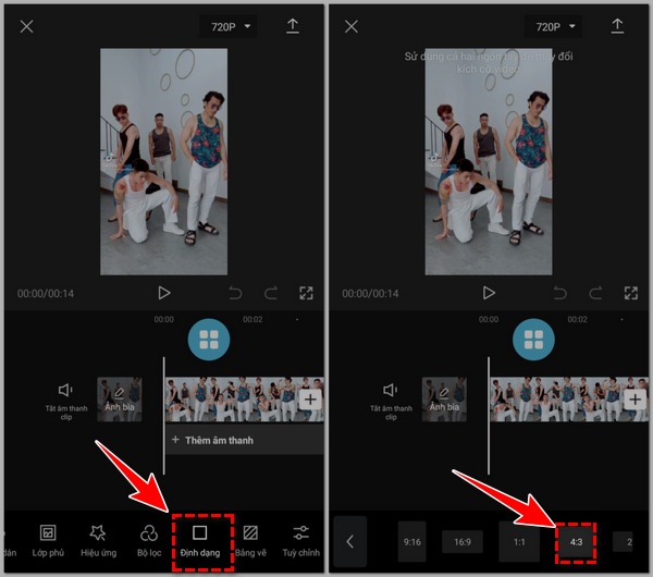 ghép 2 video thành 1 trên iphone