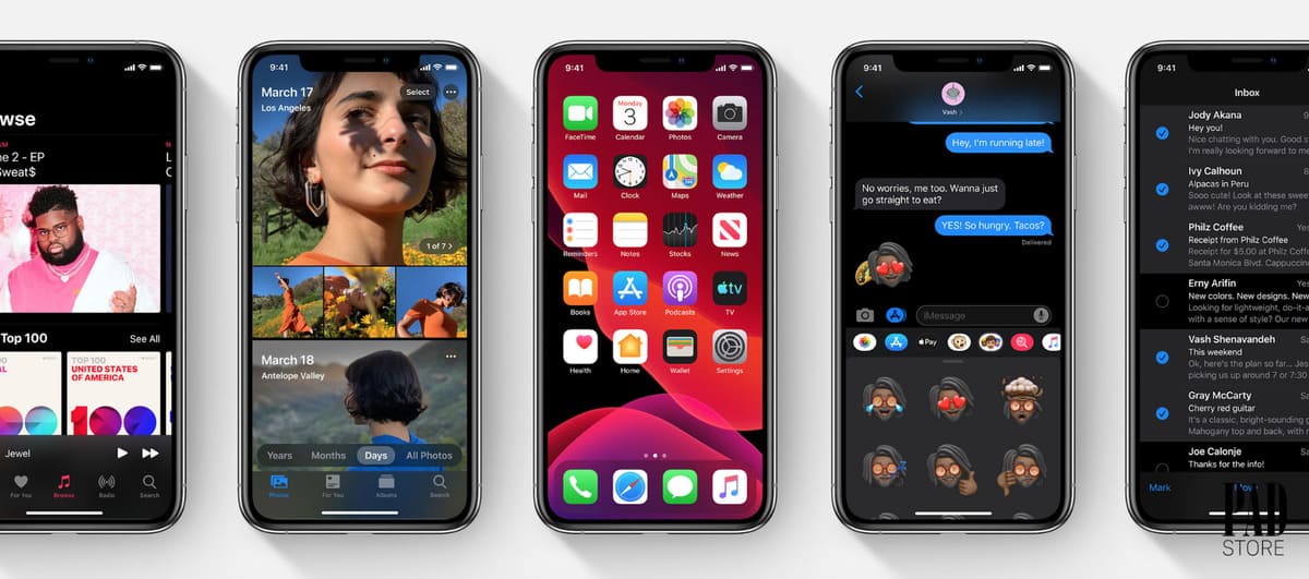 hệ điều hành trên iphone xs và xsmax