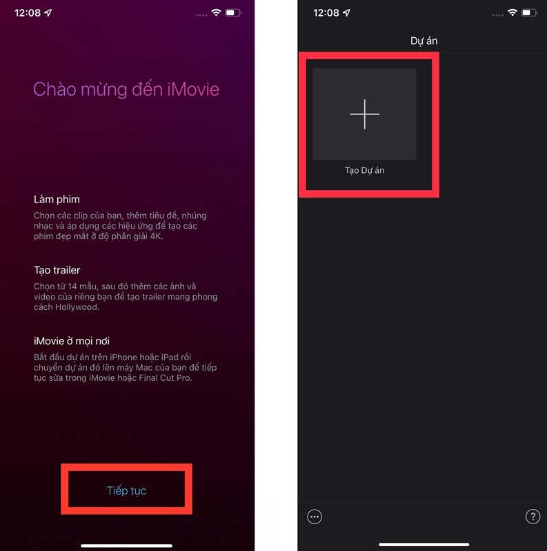 hướng dẫn cách ghép clip trên iphone