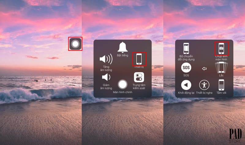 hướng dẫn chụp màn hình iphone