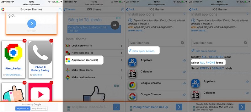 cách thay đổi giao diện iphone