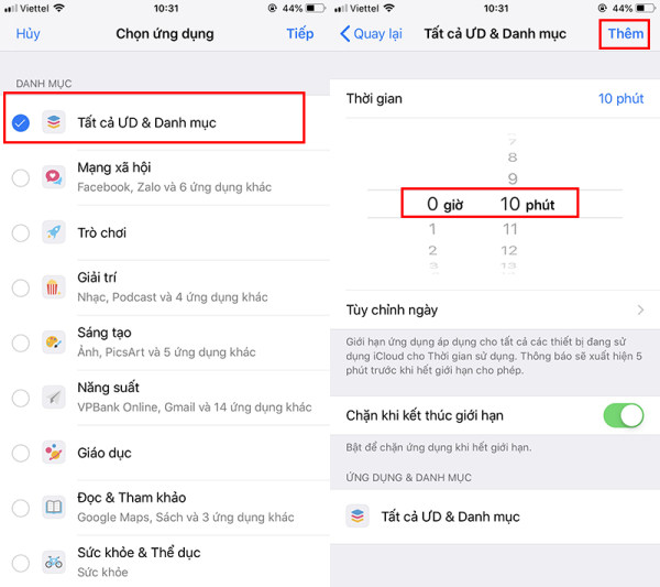 khoá mật khẩu ứng dụng iphone