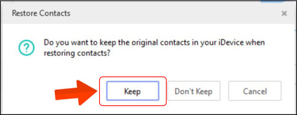 khôi phục danh bạ icloud