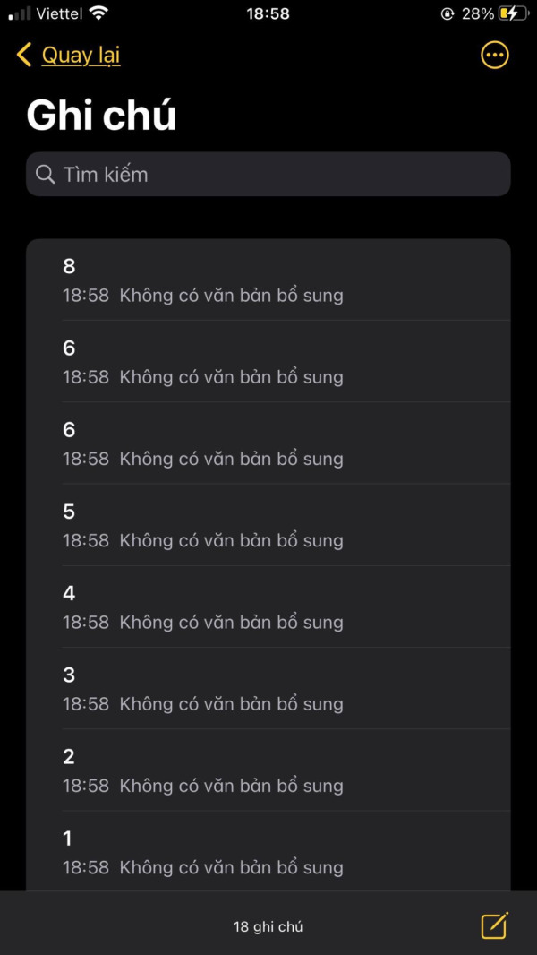 khôi phục ghi chú trên iphone