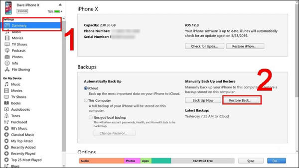 lấy lại ảnh đã xóa trên iPhone