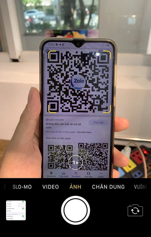 check mã vạch trên iphone