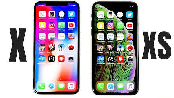 so sánh iPhone X với XS