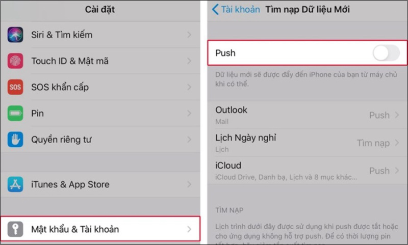 tối ưu hoá pin iphone
