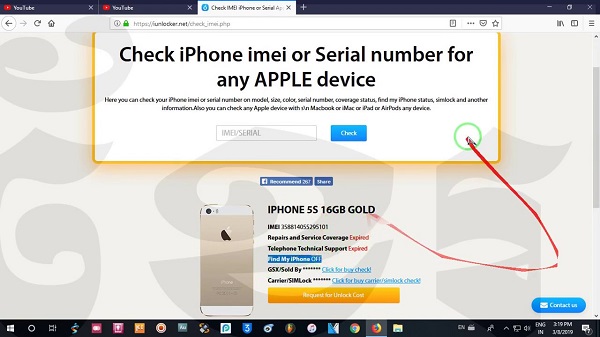 tra imei iphone