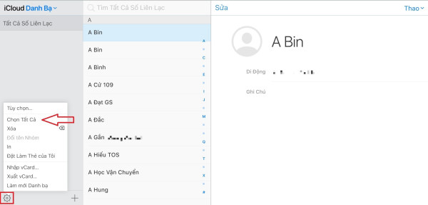 cách xóa danh bạ nhanh trên iphone